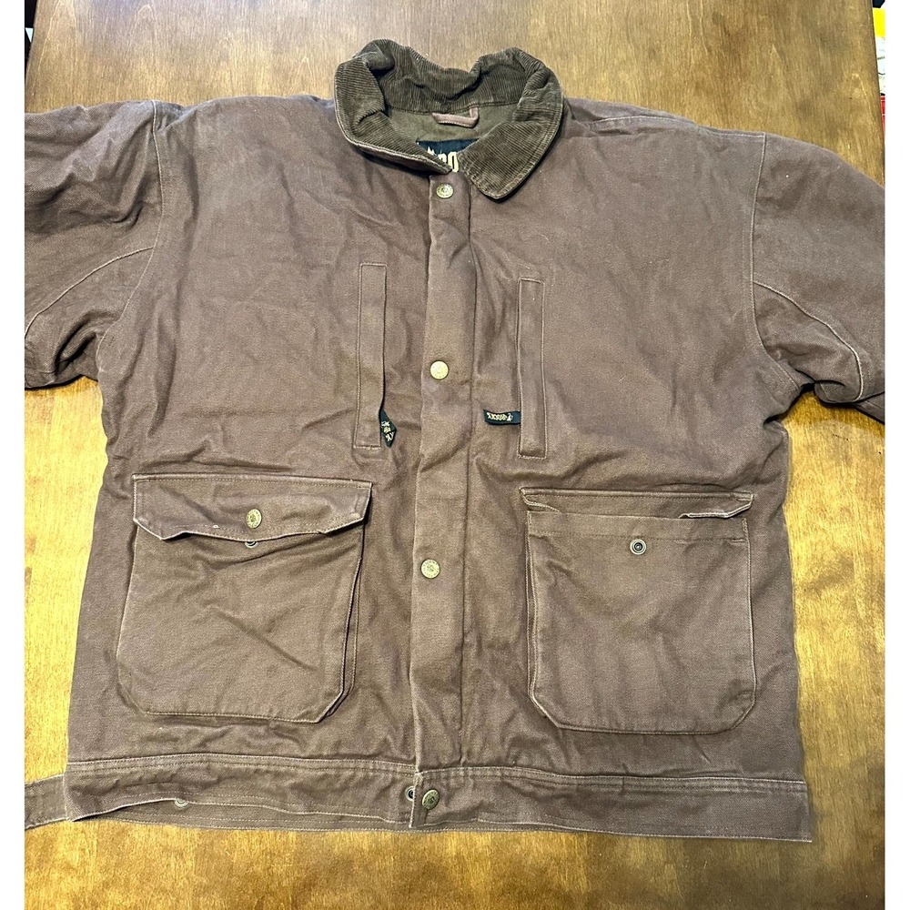 Rocky Waterproof Thinsulate Insulation Jacket Mens XL Brown Corduroy Collar